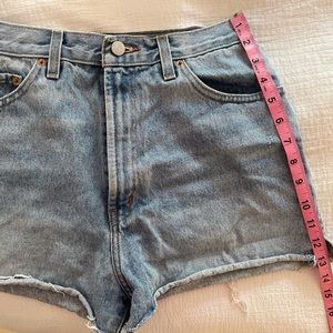 BDG High Rise Denim Shorts